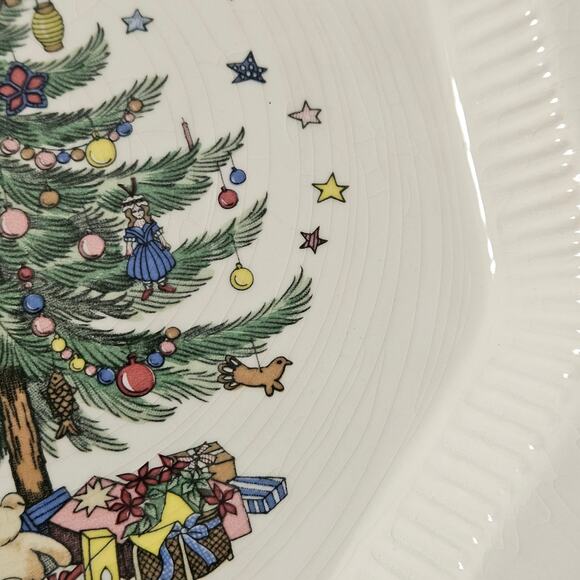 Nikko Christmastime Dinner Plate Set of 3 Octogon Xmas Tree Stars Gifts - Picture 10 of 10